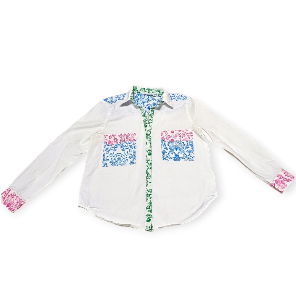 Roller Rabbit Aitona Guy Poplin Button Down Shirt - Picture 2 of 9